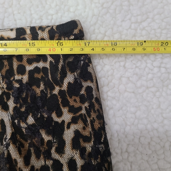 Max & Co. leopard and lace pencil skirt - Picture 3 of 8